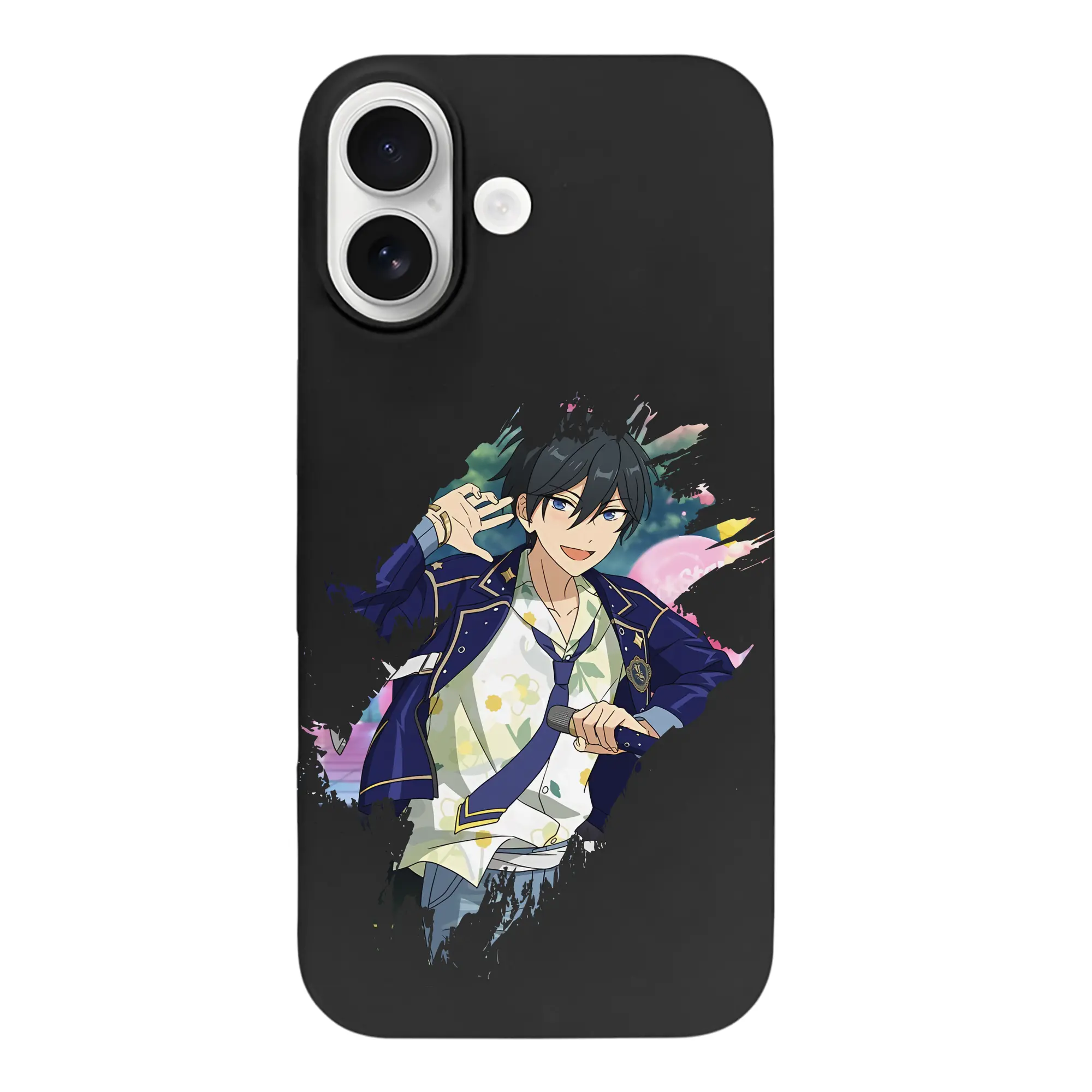 あんさん ぶる グッズ Trickstar 氷鷹北斗 - iPhone 17 シリーズ シリコンケース 薄型 耐衝撃 指紋防止 ソフトタッチカバー 精密フィット 傷防止 保護ケース iPhone 17/17 Air/17 Pro/17 Pro Max 対応